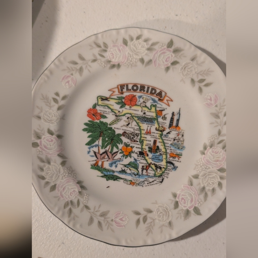 Sheffield Florida Souvenir Plate